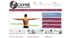 Desktop Screenshot of northmiamibeachchiropractor.com