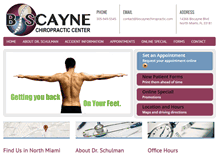 Tablet Screenshot of northmiamibeachchiropractor.com